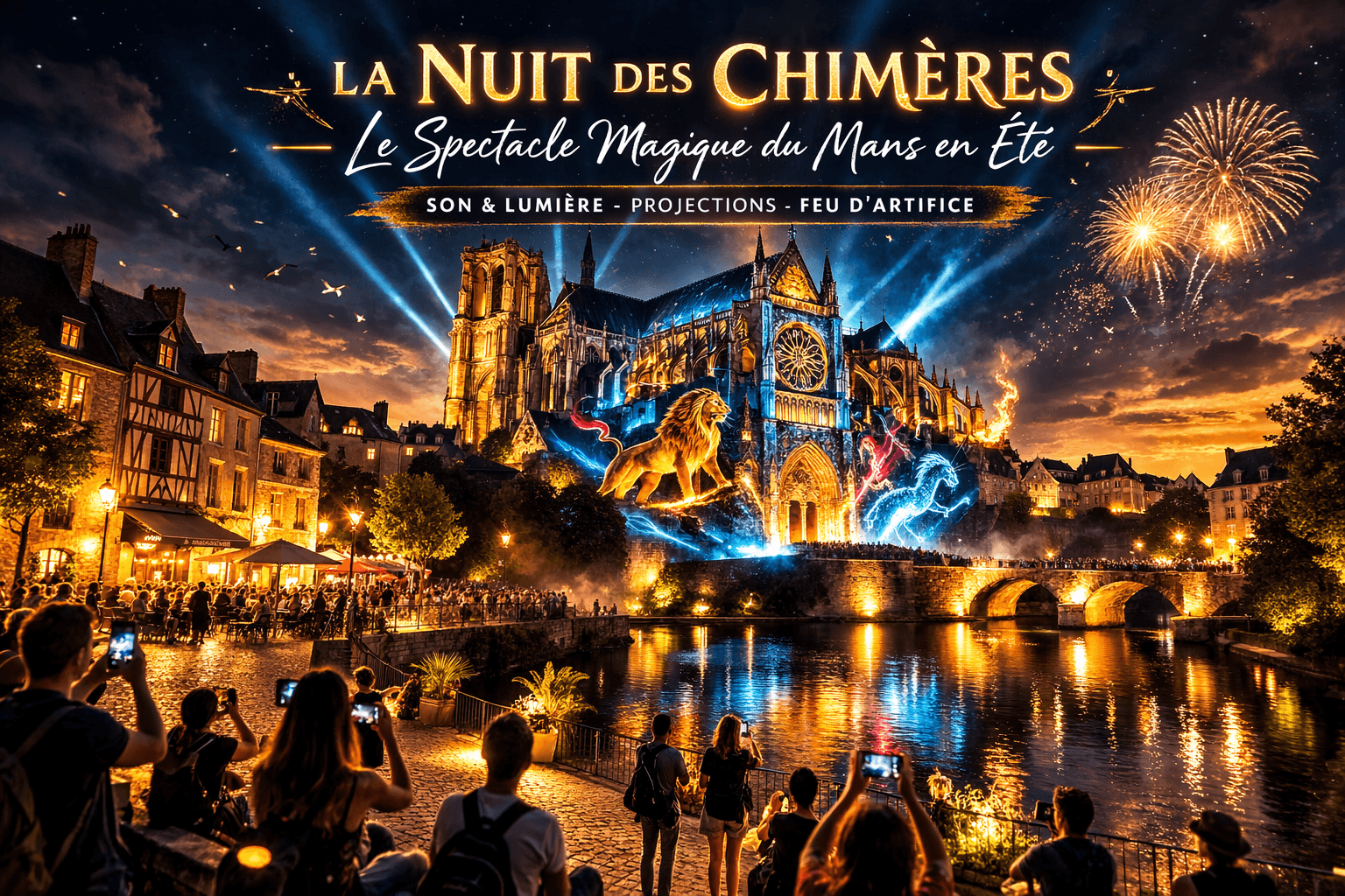 La Nuit des Chimères : le spectacle magique du Mans en été